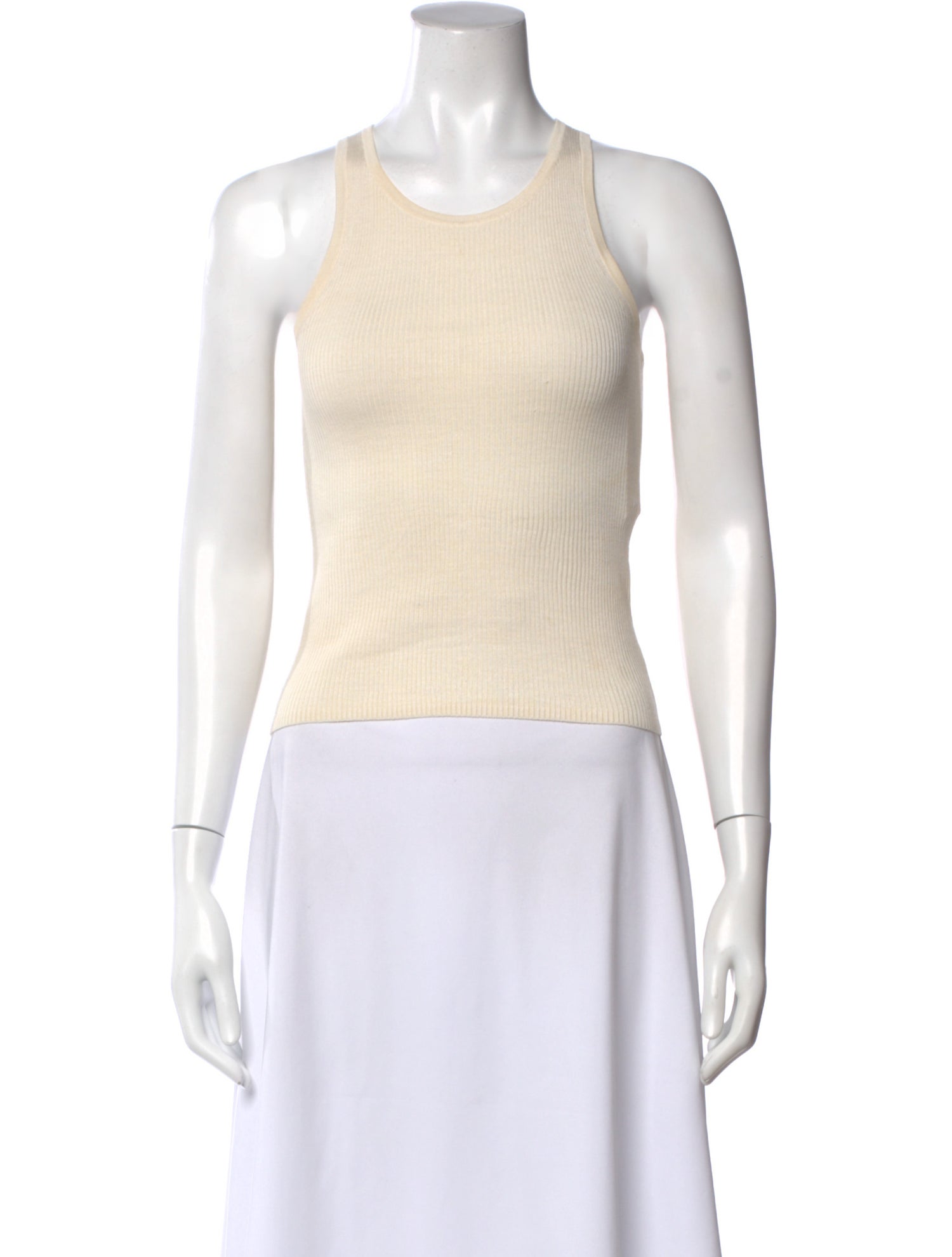 Nili Lotan Silk Crew Neck Top