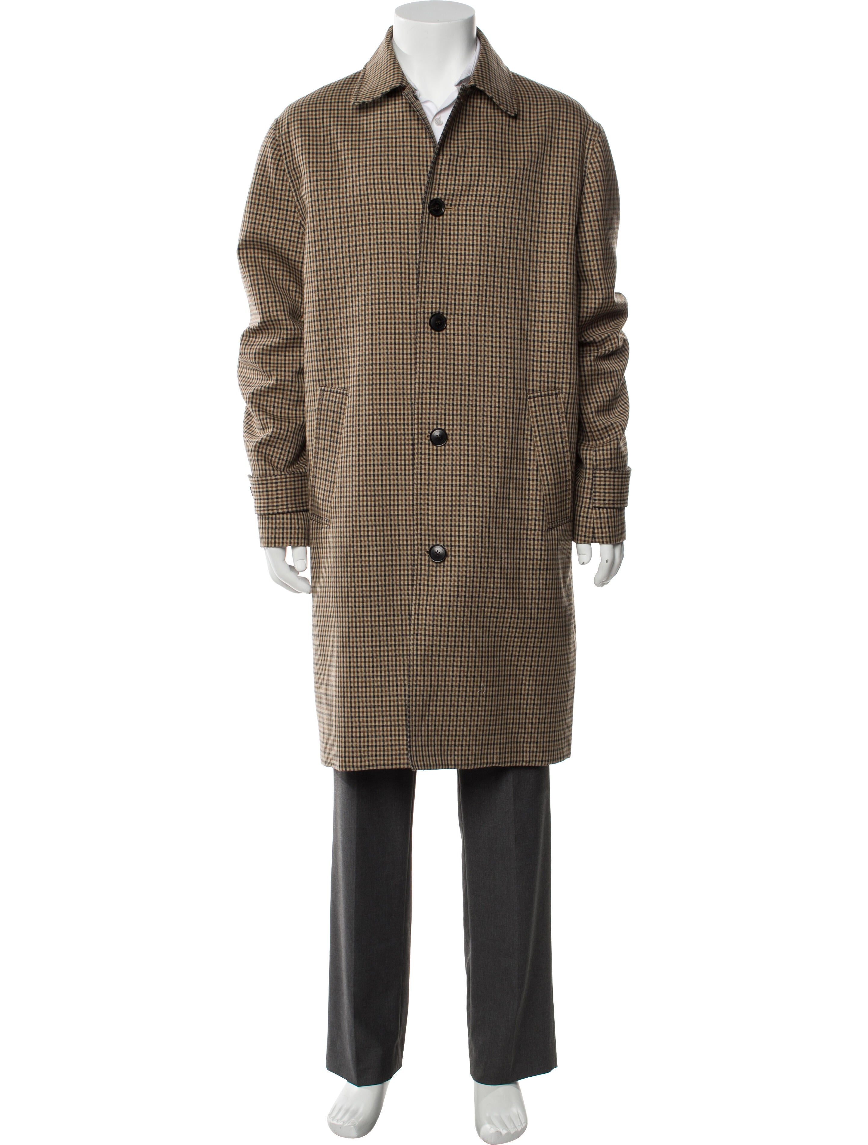 Nili Lotan Houndstooth Print Overcoat