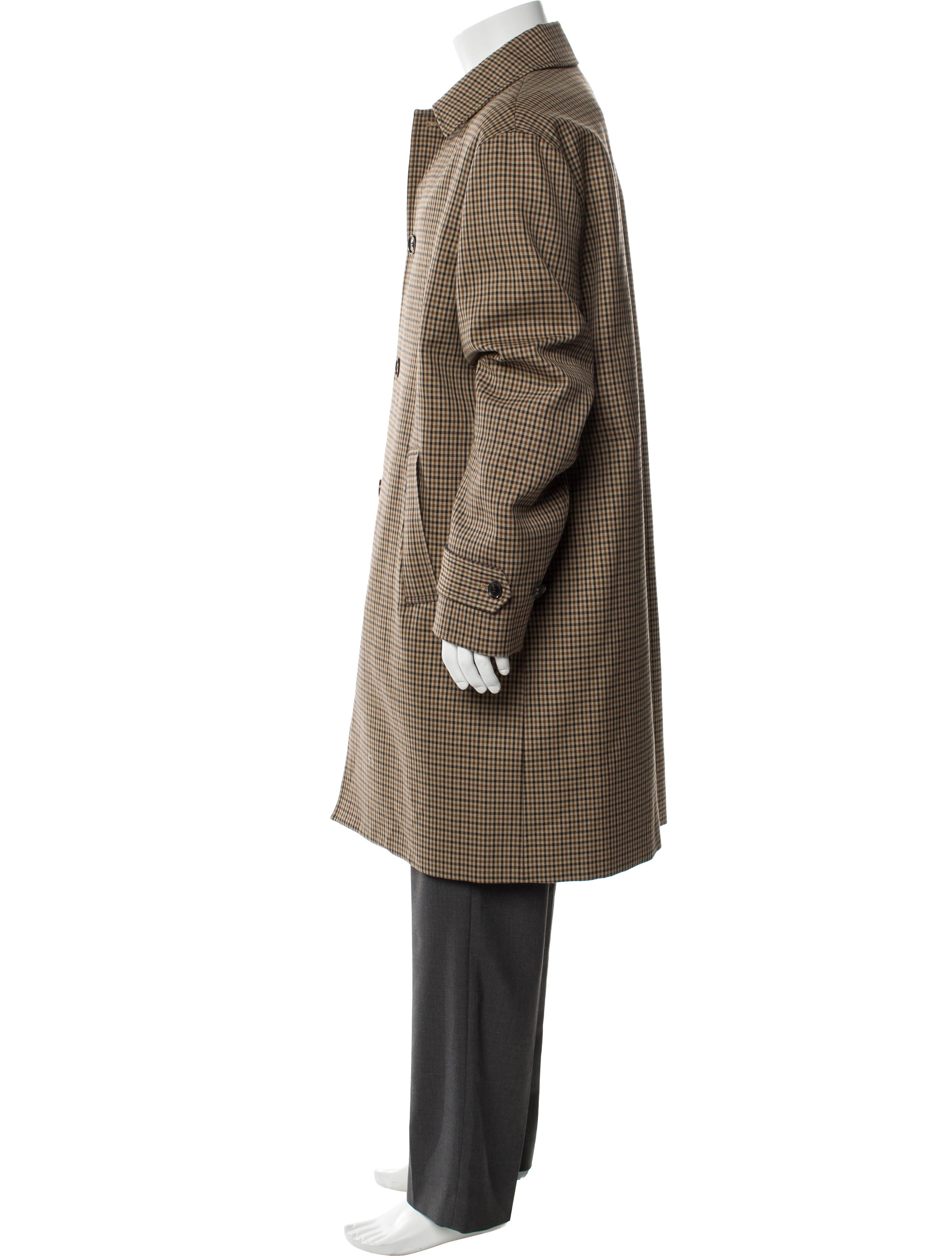 Nili Lotan Houndstooth Print Overcoat