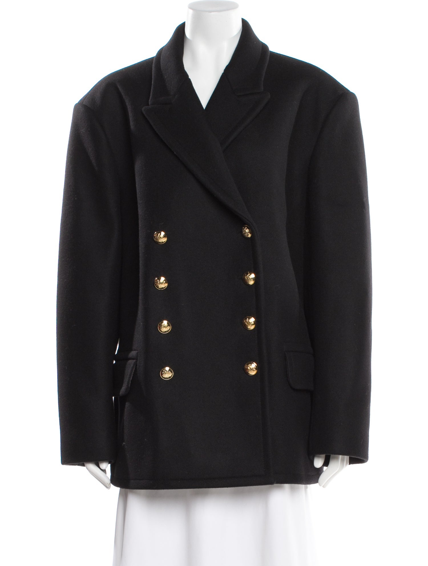 Nili Lotan Virgin Wool Peacoat