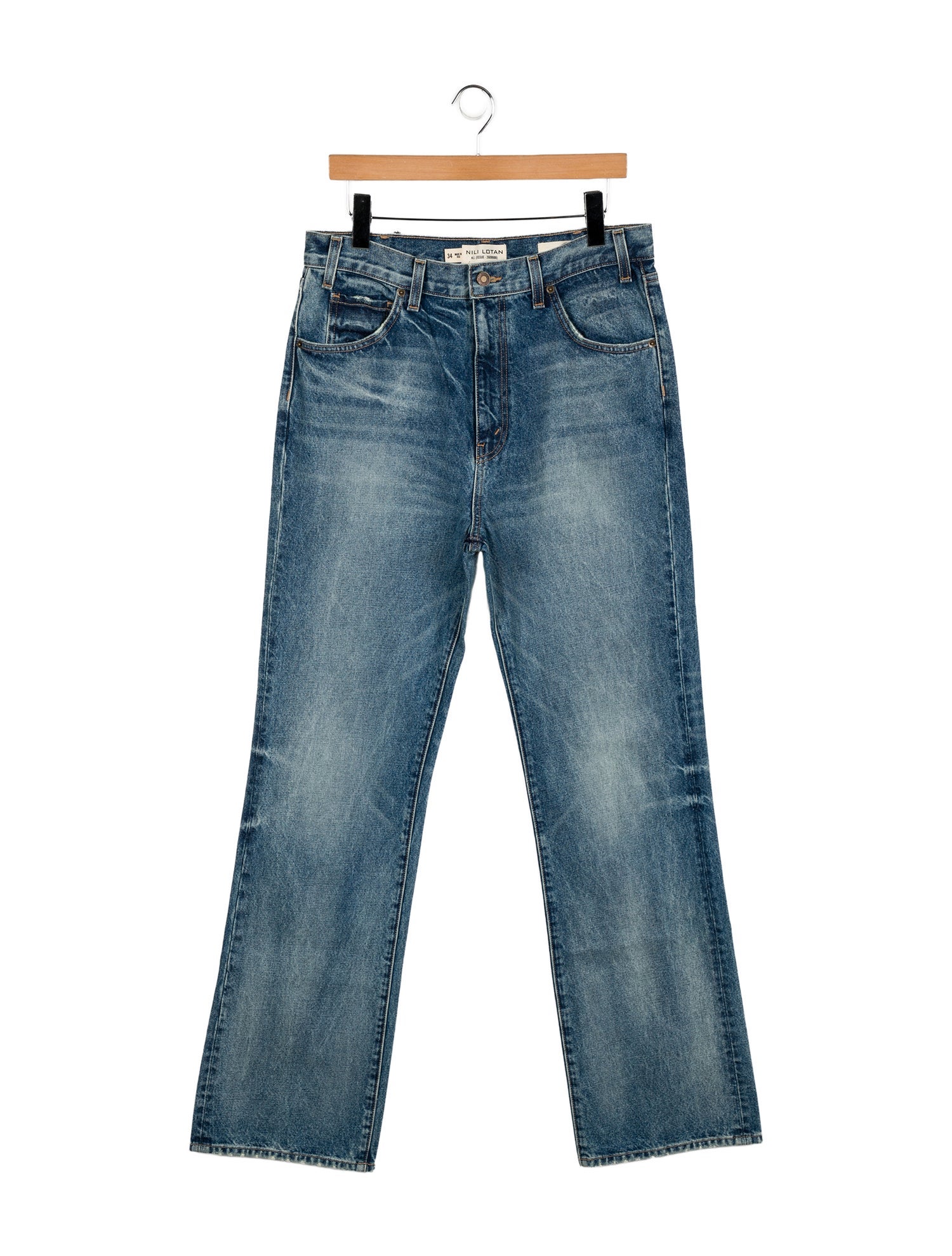 Nili Lotan Straight-Leg Jeans
