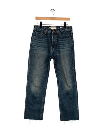 Pre-owned Nili Lotan Slim Fit Jeans In Blue