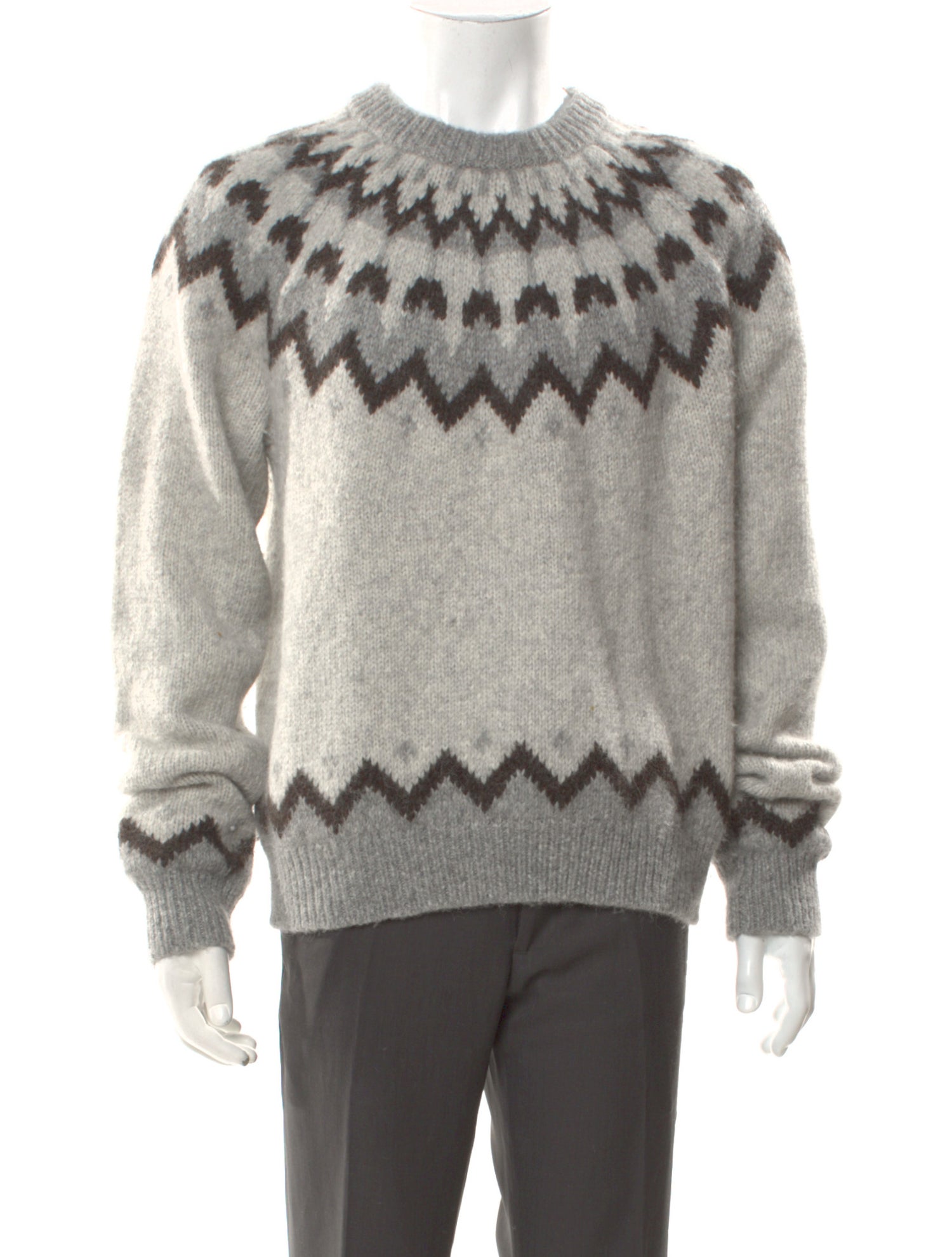 Nili Lotan Baby Alpaca Printed Pullover