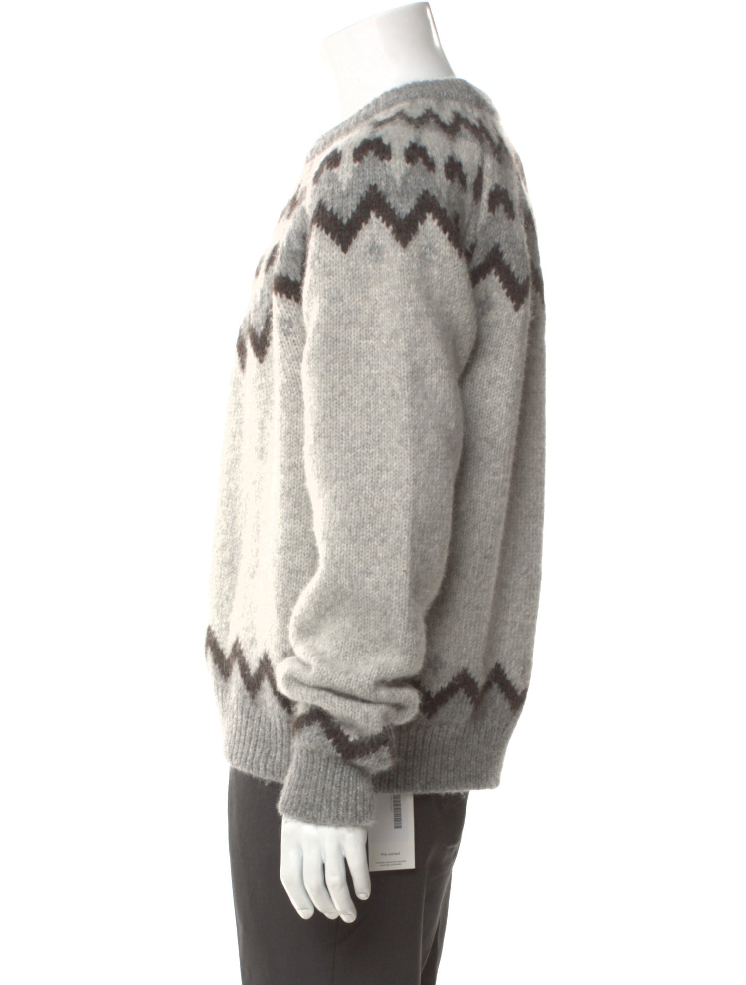Nili Lotan Baby Alpaca Printed Pullover