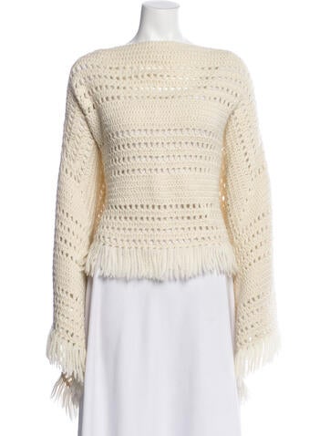 Pre-owned Nili Lotan Scarf In Neutral