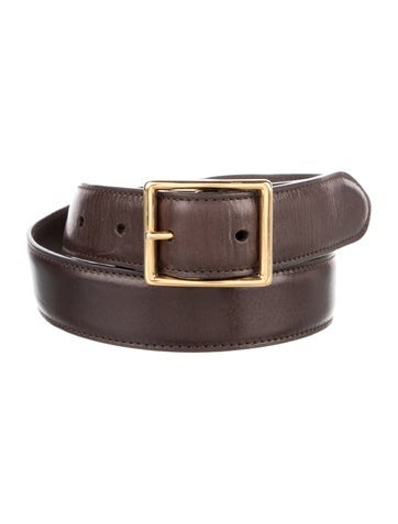 Pre-owned Nili Lotan Leather Belt In Brown