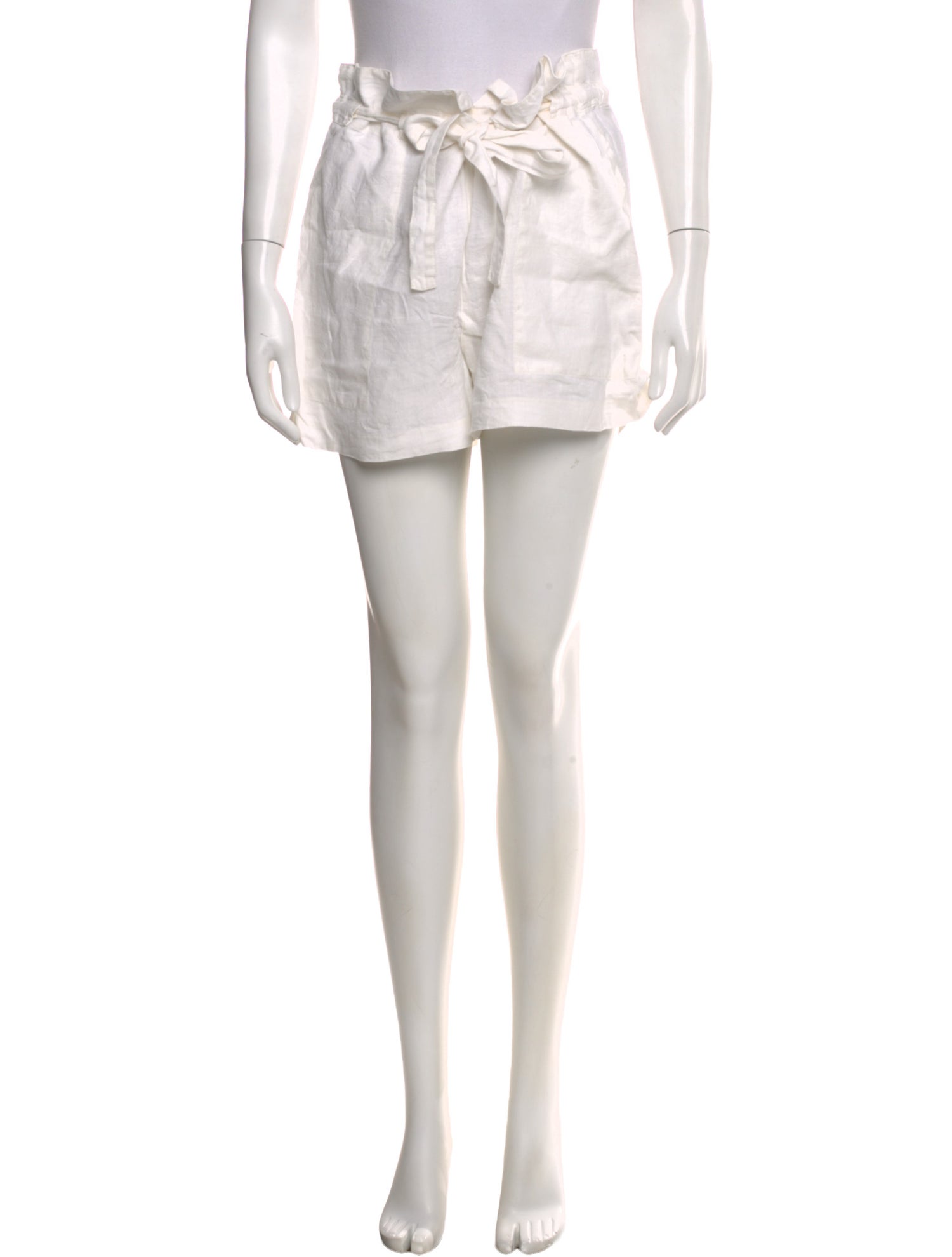 Nili Lotan Linen Mini Shorts