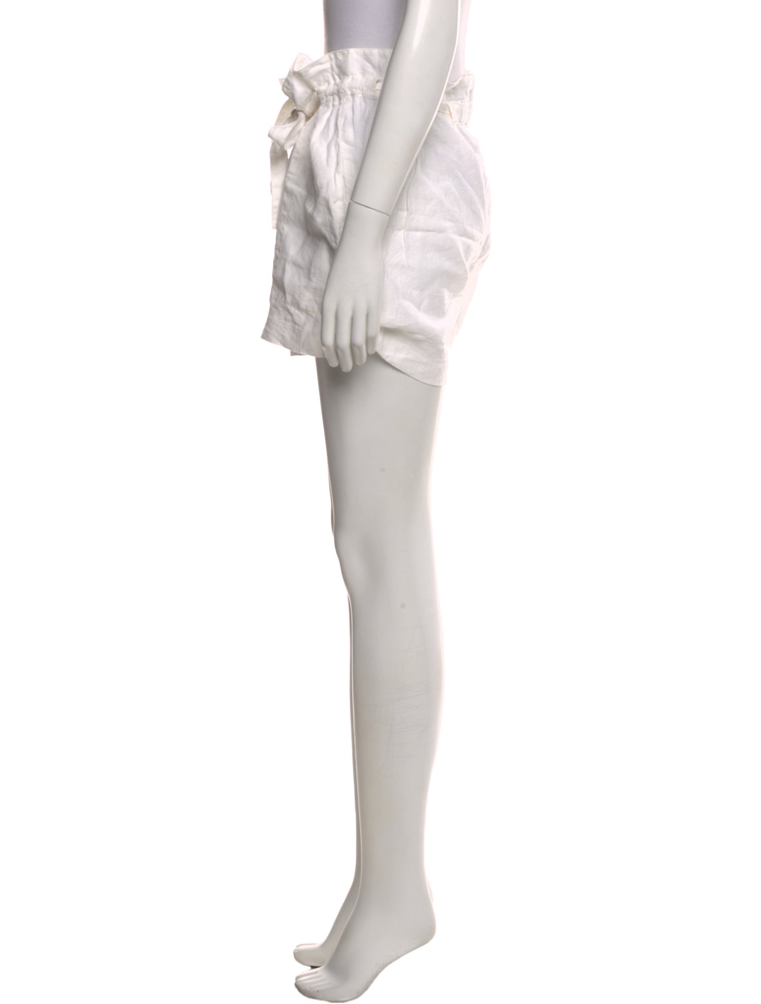 Nili Lotan Linen Mini Shorts