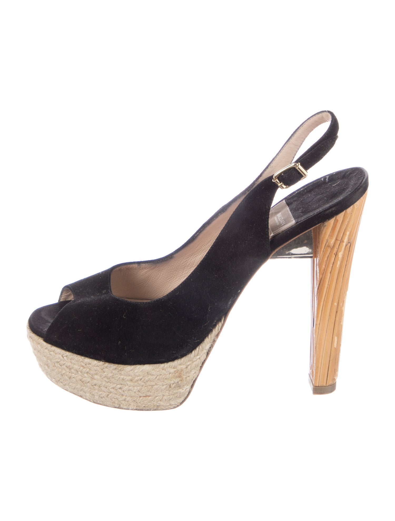 Nili Lotan Suede Slingback Pumps