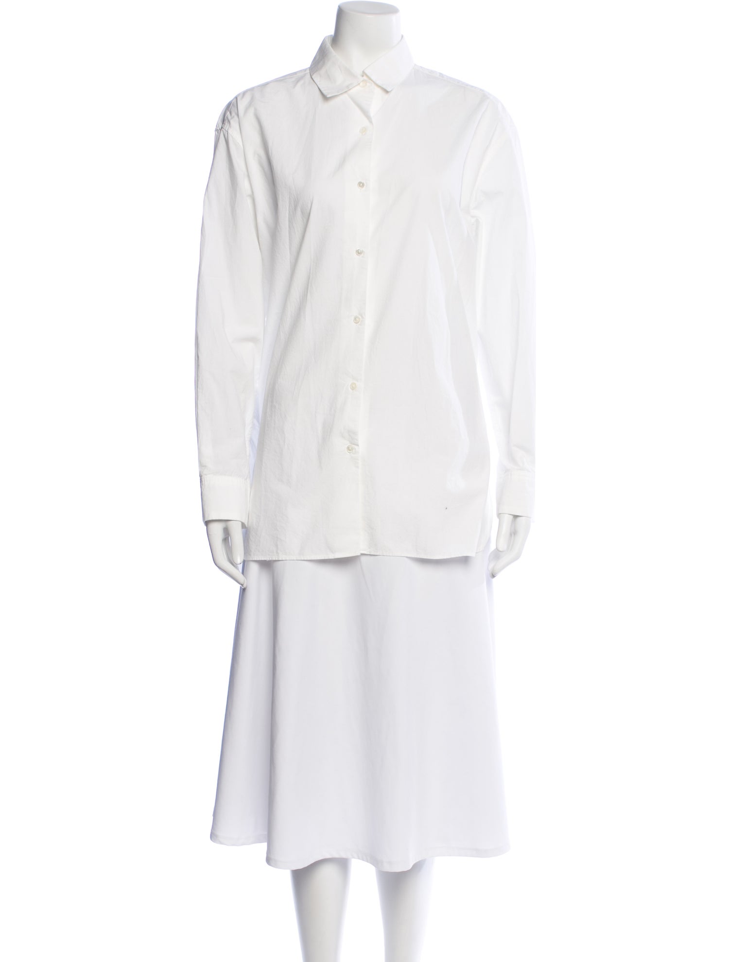 Nili Lotan Long Sleeve Button-Up Top