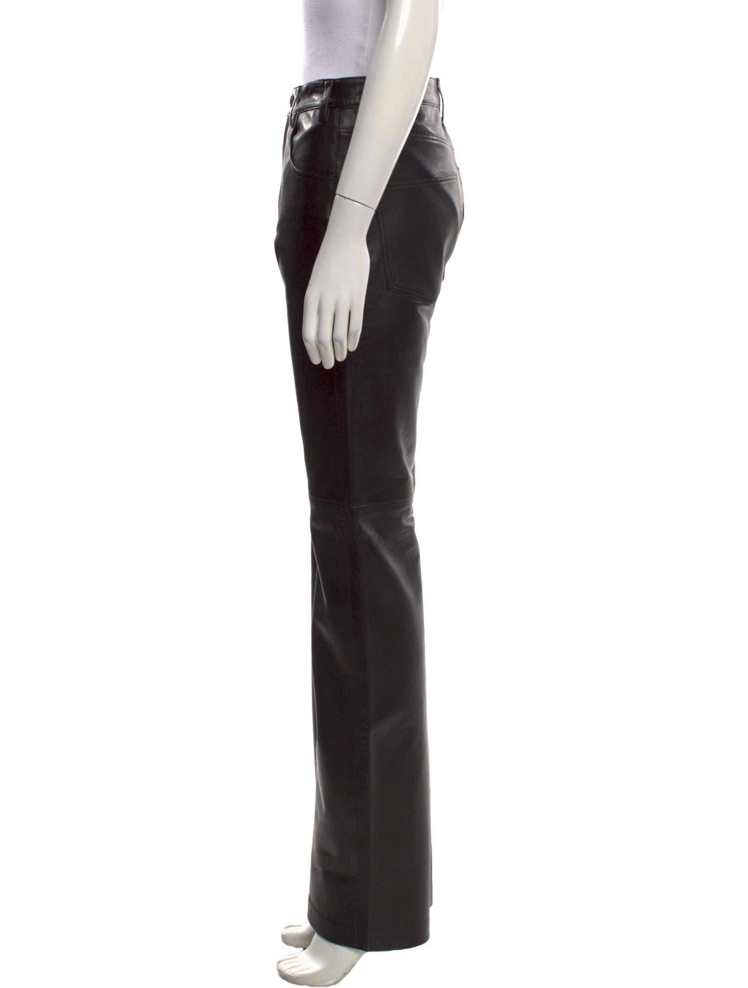 Nili Lotan Lamb Leather Wide Leg Pants w/ Tags