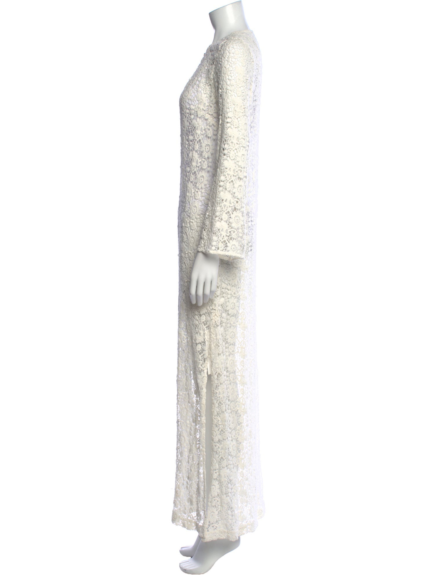 Nili Lotan Lace Pattern Long Dress