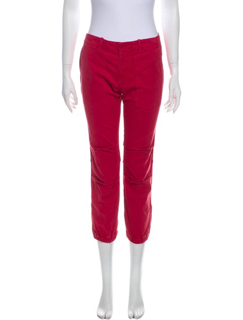 Nili Lotan Skinny Leg Pants Red