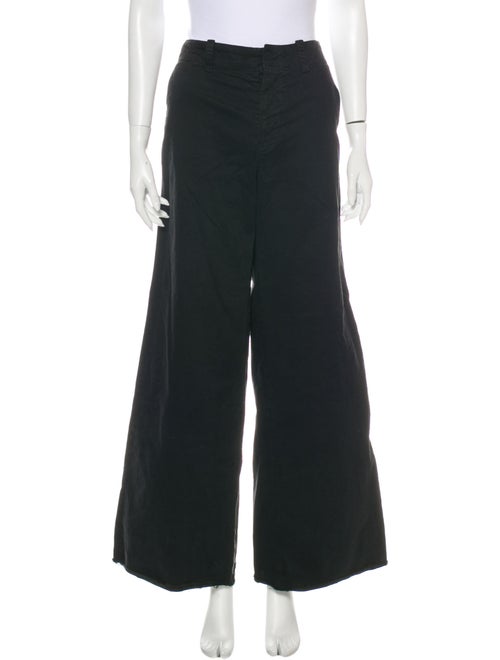 Nili Lotan Wide Leg Pants Black
