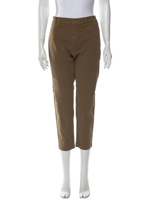 Nili Lotan Straight Leg Pants Brown