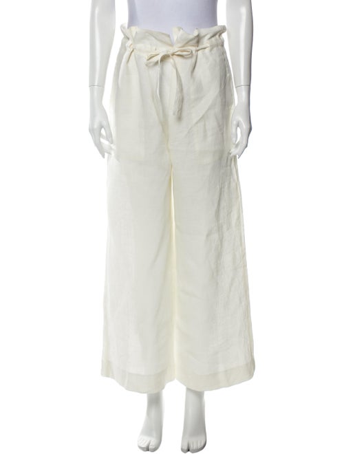 Nili Lotan Linen Wide Leg Pants
