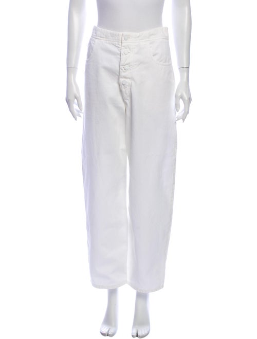 Nili Lotan Wide Leg Pants White