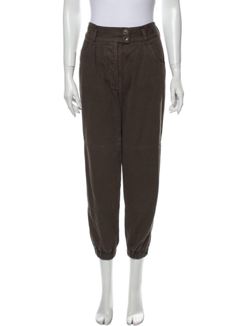 Nili Lotan Skinny Leg Pants Brown