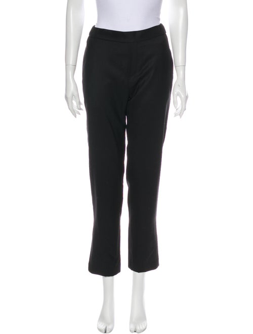 Nili Lotan Virgin Wool Straight Leg Pants Wool