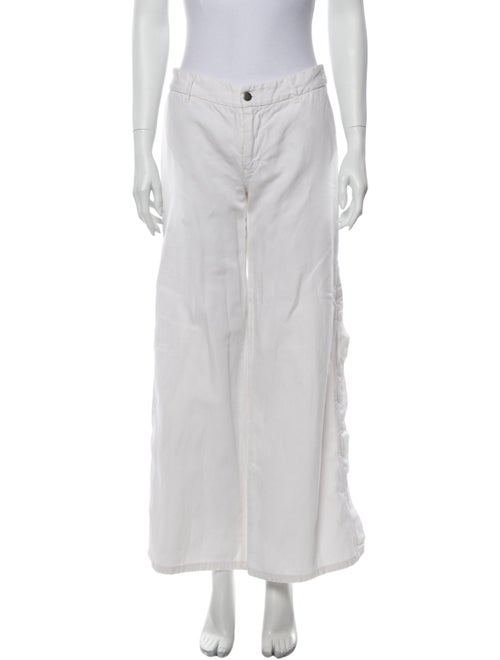 Nili Lotan Wide Leg Pants White
