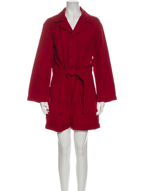 Nili Lotan Romper Red