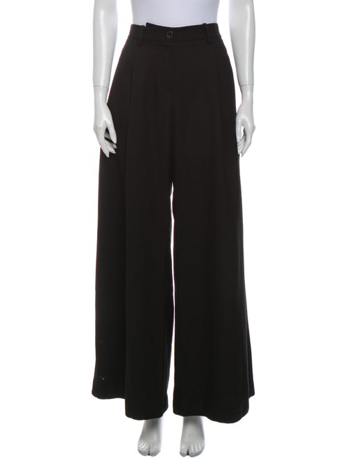 Nili Lotan Wide Leg Pants Black