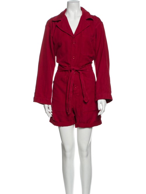 Nili Lotan Romper Red