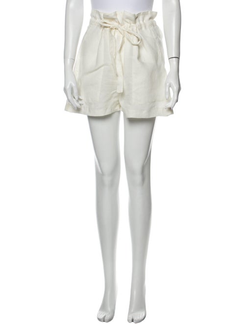 Nili Lotan Linen Mini Shorts