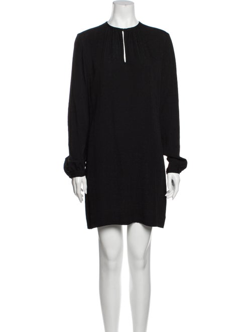 Nili Lotan Pattern Mini Dress Mini Dress Black