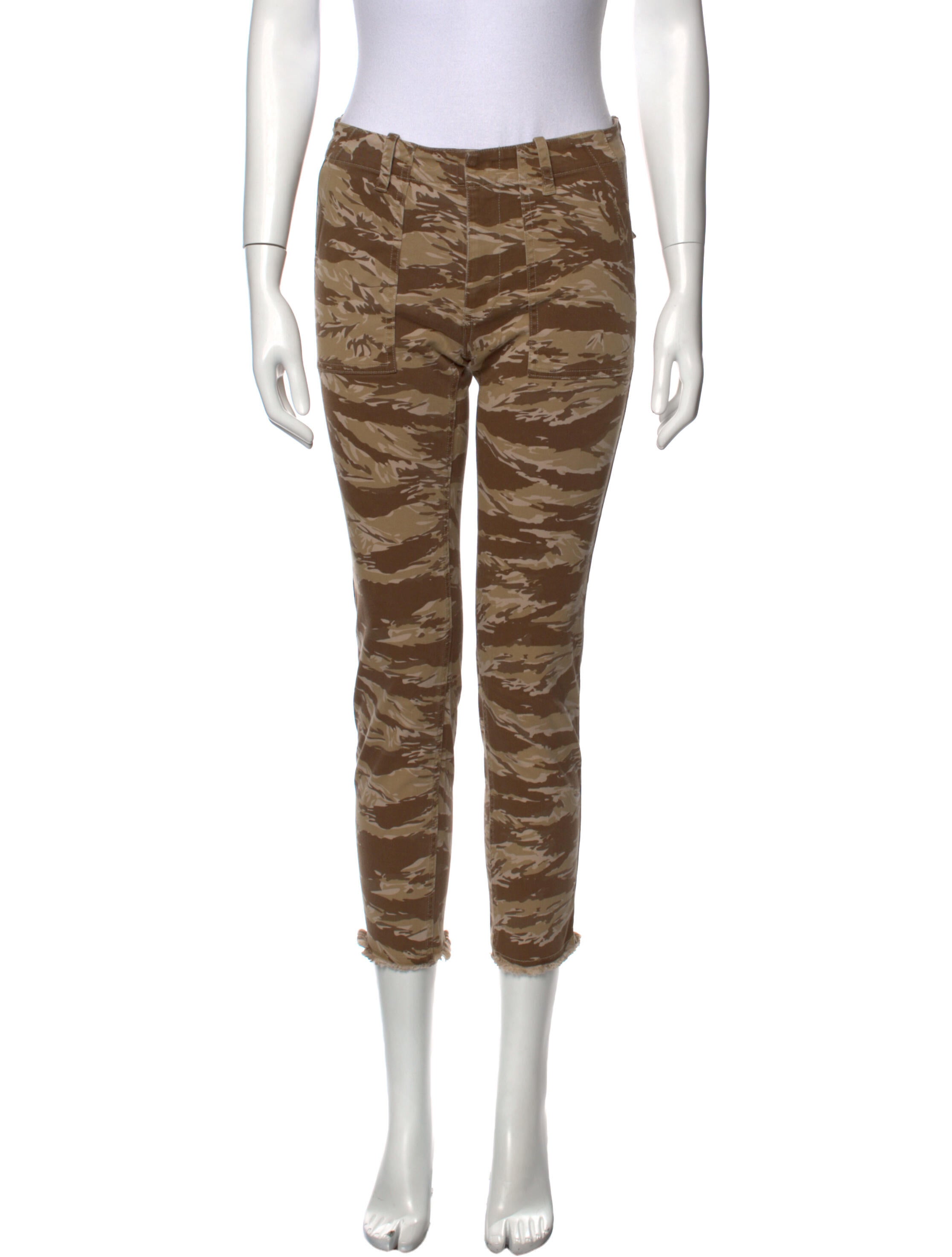 Nili Lotan Printed Skinny Leg Pants