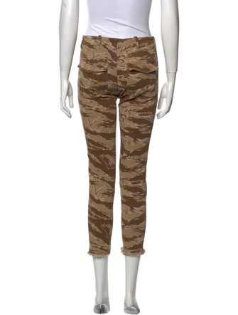 Nili Lotan Printed Skinny Leg Pants