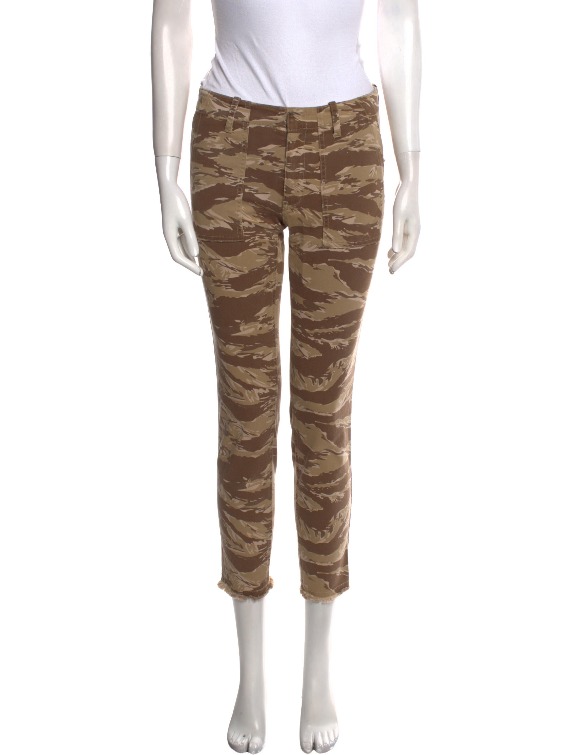 Nili Lotan Printed Straight Leg Pants