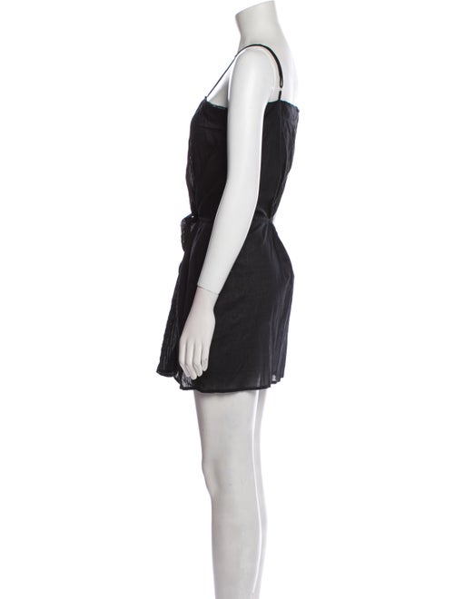 Nili Lotan Square Neckline Mini Dress