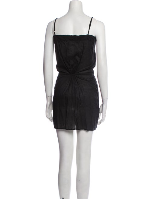 Nili Lotan Square Neckline Mini Dress