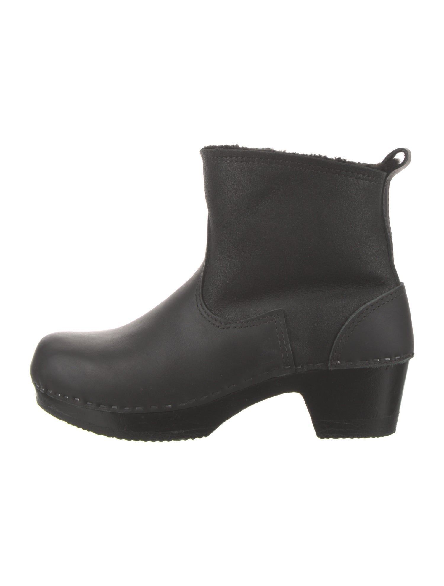 No.6 Leather Rain Boots