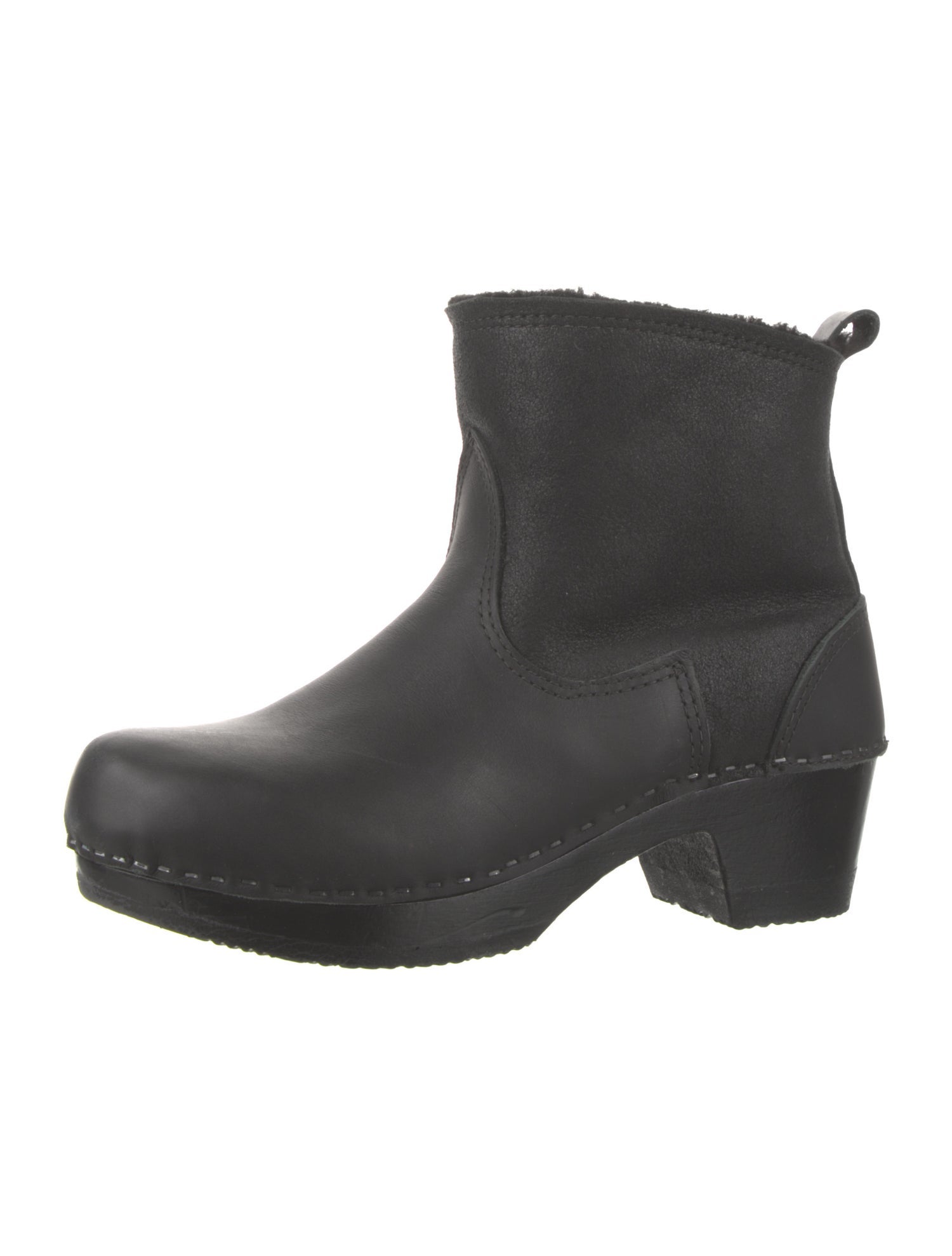 No.6 Leather Rain Boots