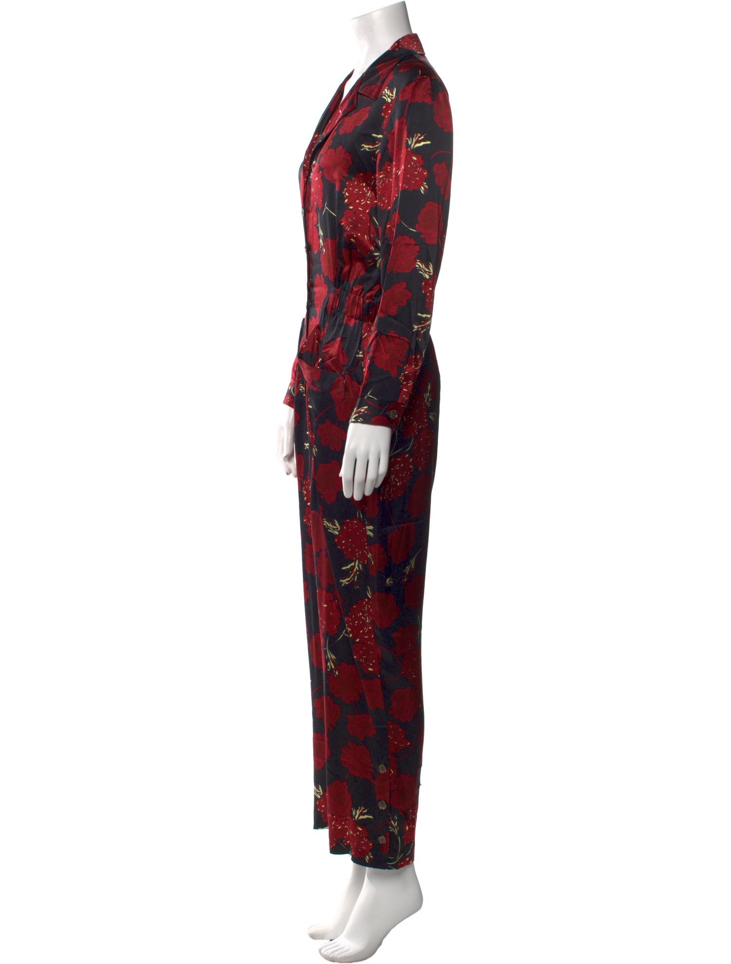 No.6 Silk Floral Print Jumpsuit