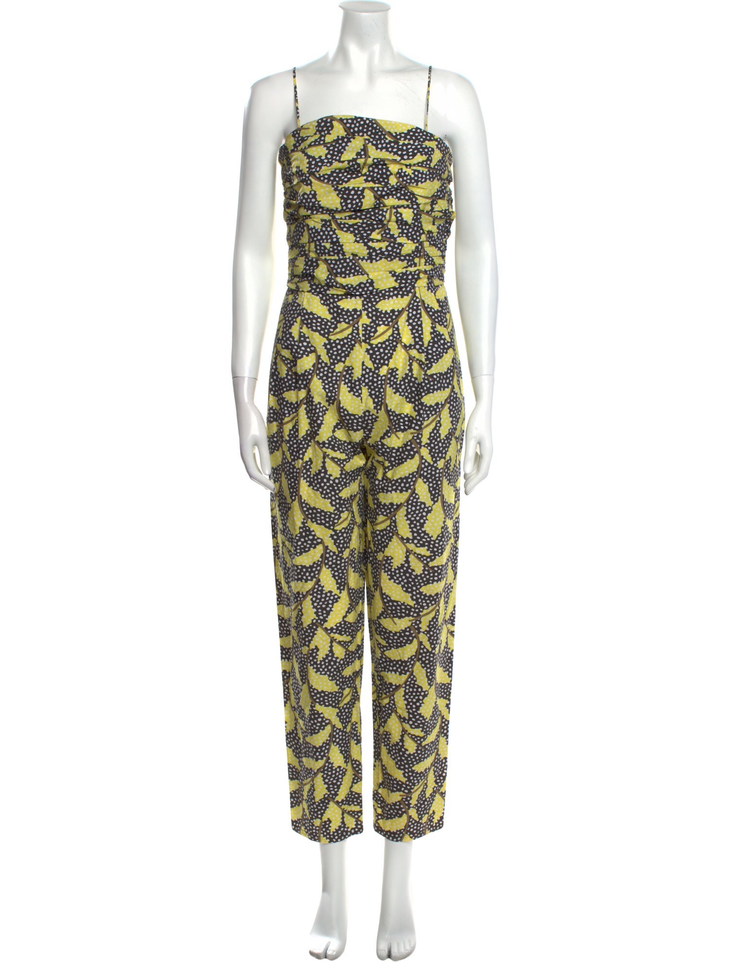 No.6 Printed Square Neckline Jumpsuit