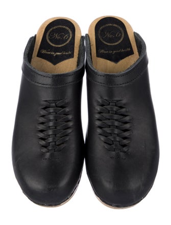 No.6 Leather Mules