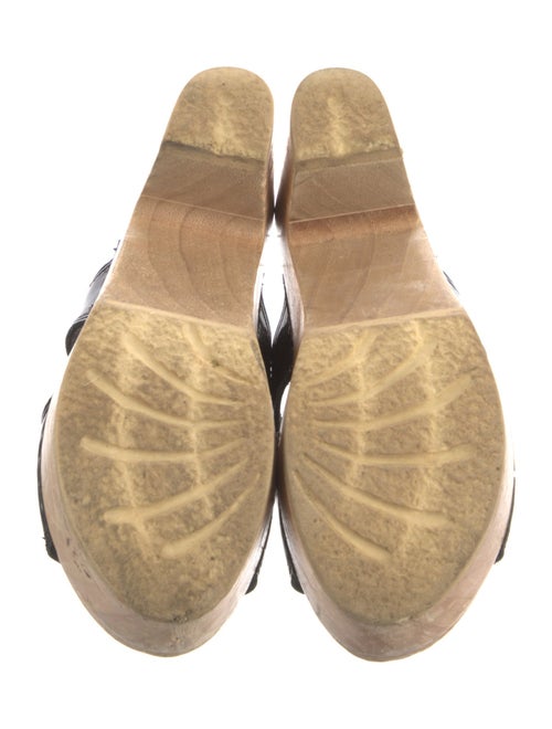 No.6 Patent Leather Slides