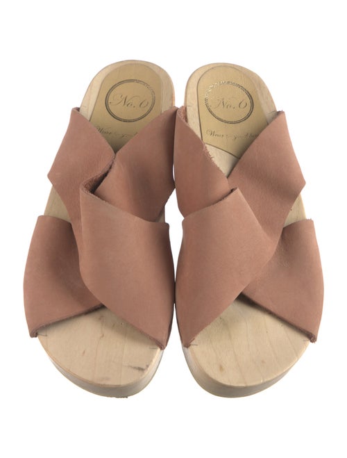 No.6 Suede Slides