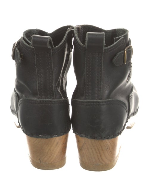 No.6 Leather Rain Boots