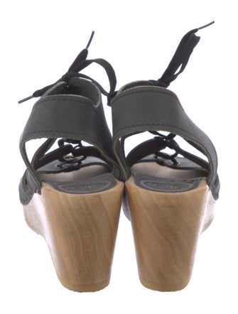 No.6 Leather Cutout Accent Gladiator Sandals