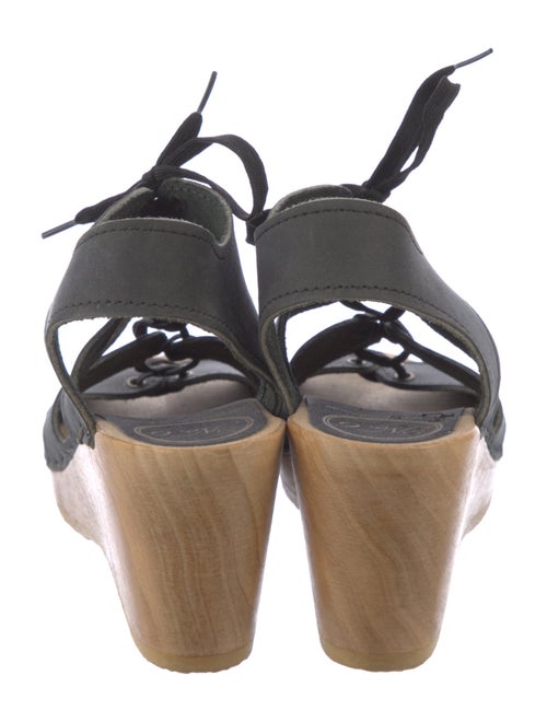 No.6 Leather Cutout Accent Gladiator Sandals