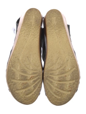 No.6 Leather Cutout Accent Gladiator Sandals