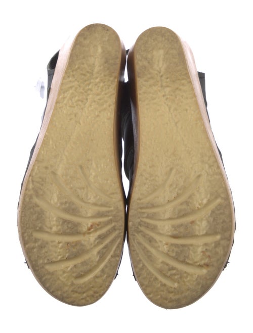 No.6 Leather Cutout Accent Gladiator Sandals