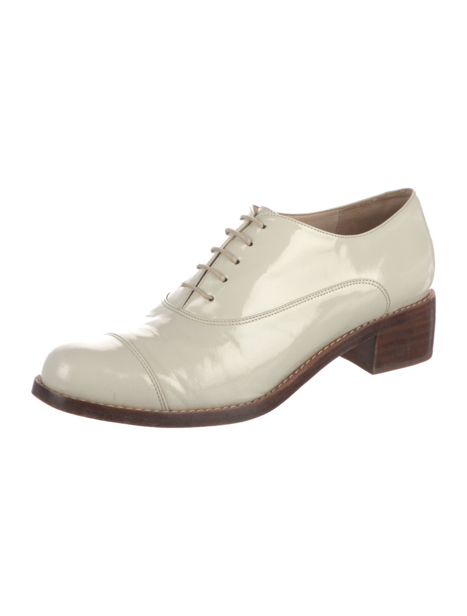 No.6 Patent Leather Oxfords