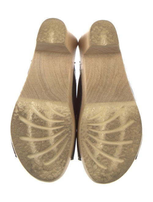 No.6 Patent Leather Slides