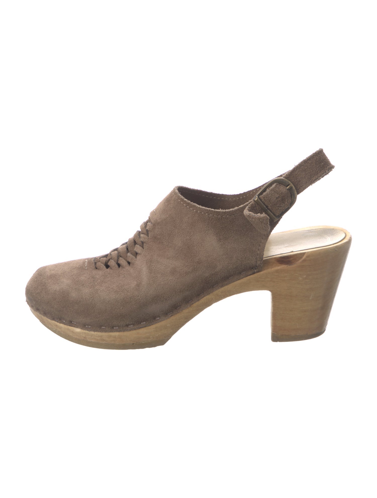 No.6 Suede Slingback Pumps