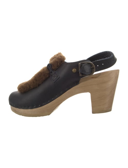 No.6 Leather Slingback Pumps